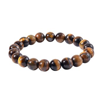 Gelbes Tigerauge Armband, (9-11mm), 18 cm, ca. 170.00 ct