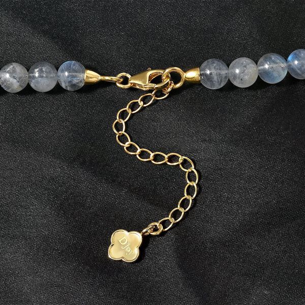 Labradorit Halskette, 45 cm - 190 ct. image number 4