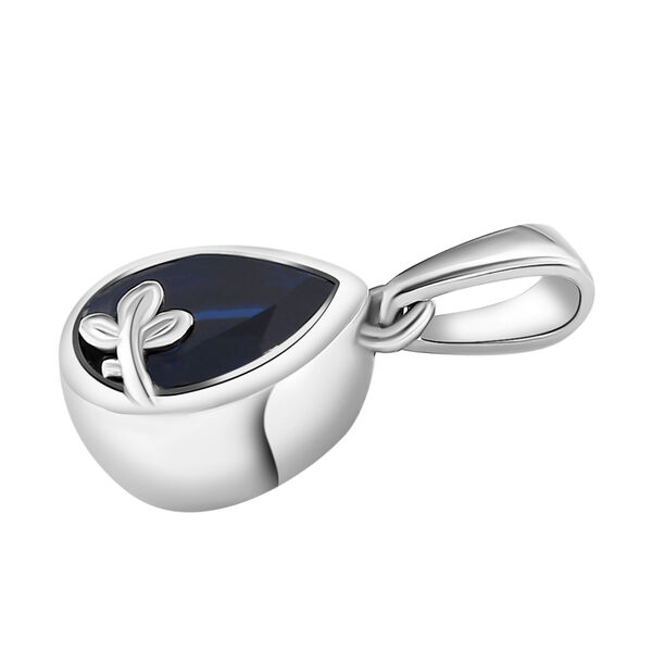 Ceylonfarbener Quarz-Solit&auml;r-Anh&auml;nger, 925 Silber platiniert - 1,97 ct.&nbsp; image number 4