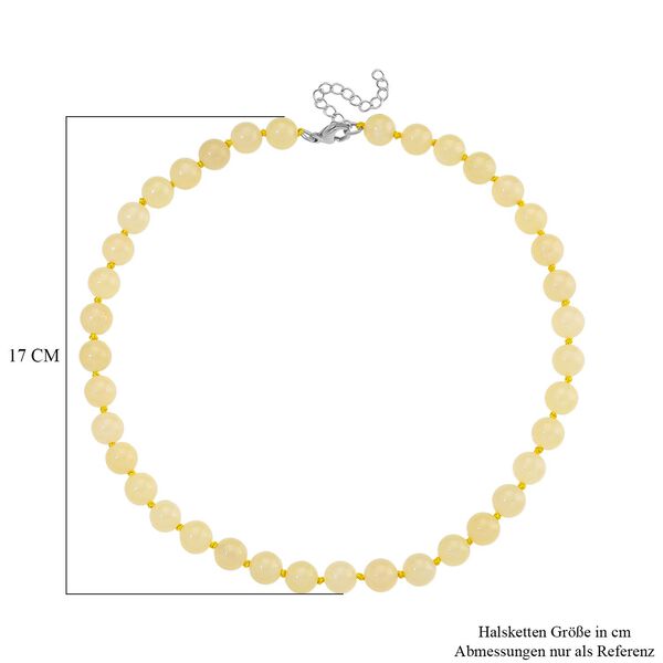 Heliodor Farbiger Quarzit Halskette ca. Flexibles cm Reiner Edelstahl ca. 270.00 ct image number 5