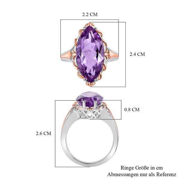 AA Rose De France Amethyst Ring - 7,64 ct. image number 7