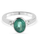 RHAPSODY AAAA sambischer Smaragd und Diamant-Ring, VS E-F, 950 Platin (Größe 17.00) ca. 1,84 ct