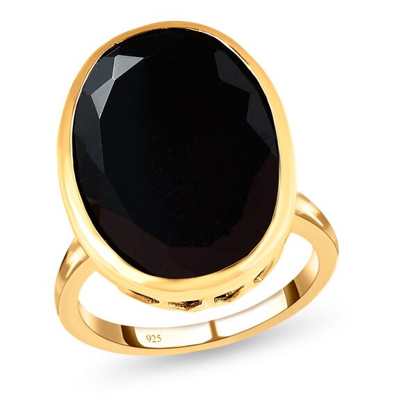 Schwarzer Turmalin-Ring - 20,60 ct. image number 4