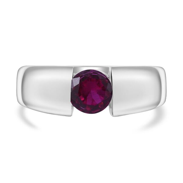 LUSTRO STELLA roter Zirkonia-Ring -  1,53 ct.