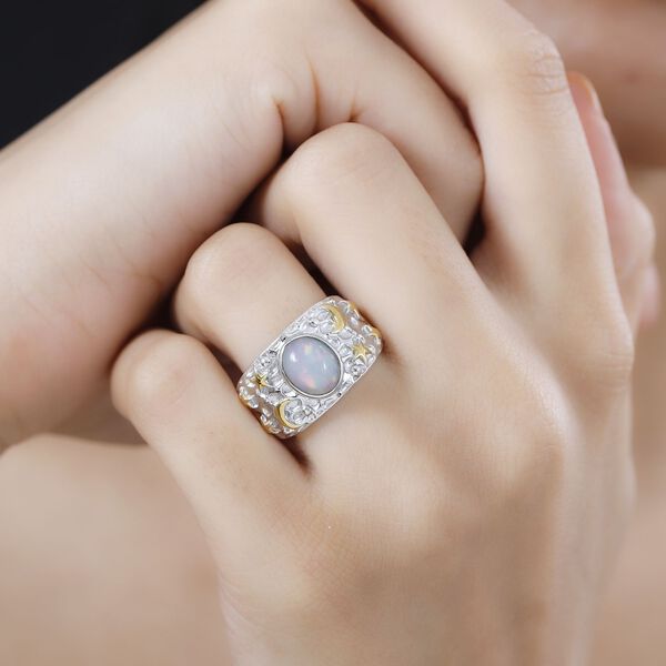 AA nat&uuml;rlicher, &auml;thiopischer Welo Opal Ring - 1,23 ct. image number 3