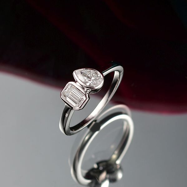 LUXURIANT DIAMOND - Lab Grown Diamant VS-EF SGL zertifiziert Ring 375 Gold (Größe 18.00) (10-15 Werktage Lieferzeit) ca. 1.00 ct image number 2