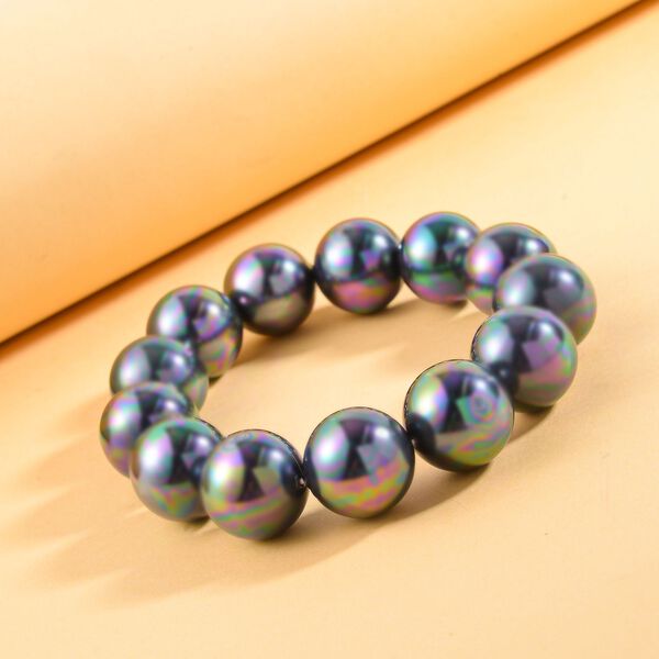 Tahiti Muschelkernperle Armband, 18 cm image number 2