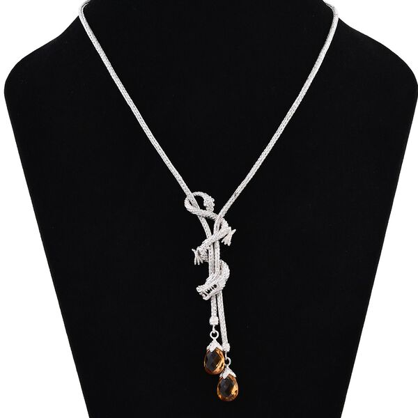 Royal Bali Kollektion- Citrin Halskette - 12,24 ct. image number 2