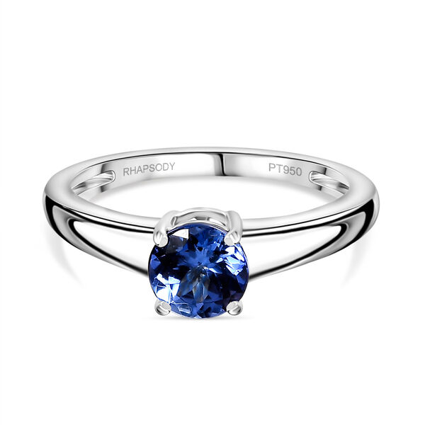 RHAPSODY AAAA Tansanit Ring in 950 Platin - 1 ct.