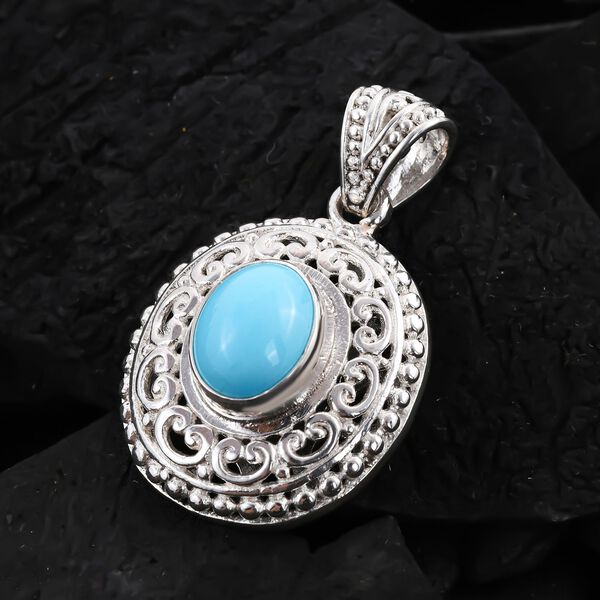 Royal Bali Kollektion - Sleeping Beauty Türkis Anhänger - 2,70 ct. image number 2