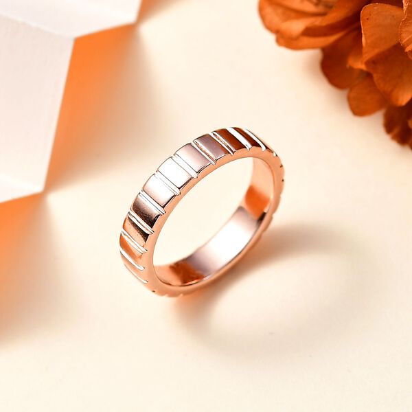 925 Silber 750 Roségold VermeiRing (Größe 18.00) ca. 4,95g image number 2