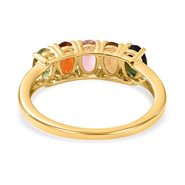 Natürlicher Mehrfach-Turmalin-Ring - 1,12 ct. image number 6