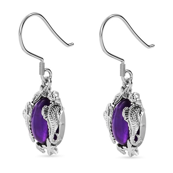 AA Afrikanische Amethyst-Ohrringe - 11,51 ct. image number 4