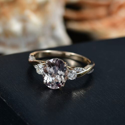 AAA Turkizit, Weißer Diamant Ring 585 Gold (Größe 19.00) ca. 3,26 ct image number 1