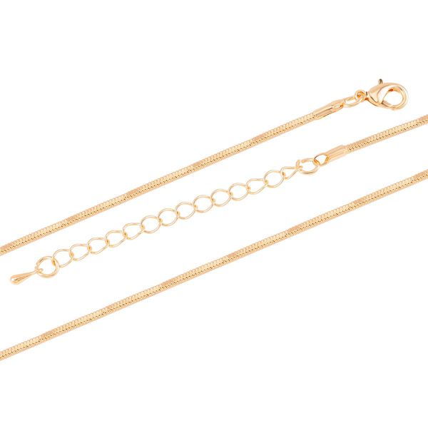 Glitzernder Designer-Kristall-Anhänger mit 73cm Kette in Goldton image number 4