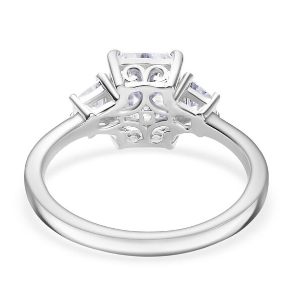 D'Joy Moissanit Ring 925 Silber rhodiniert (Größe 17.00) (10-15 Werktage Lieferzeit) ca. 2.94 ct image number 5