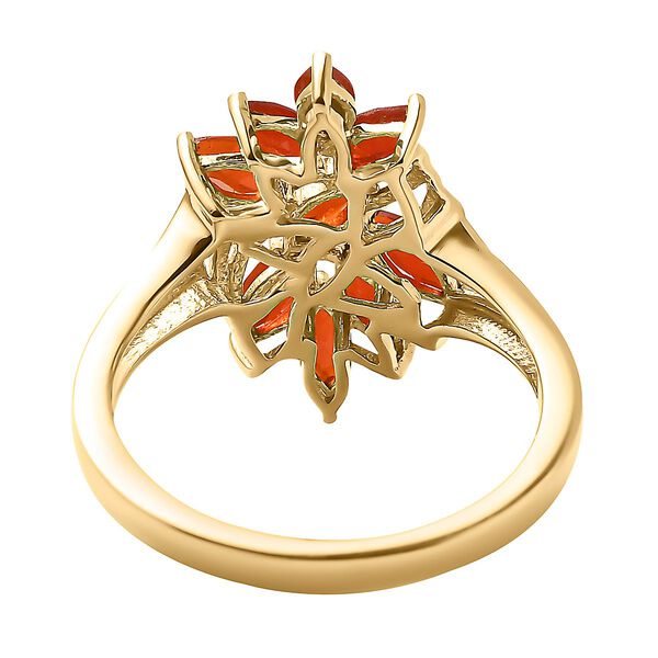 Purpurroter Feueropal-Ring - 0,84 ct. image number 6