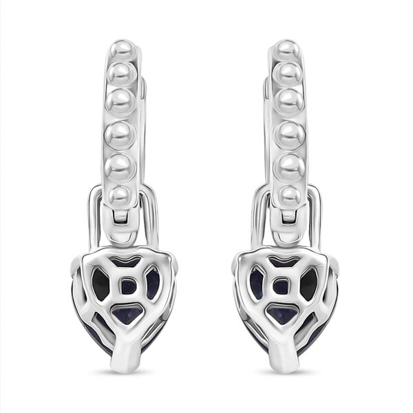 D'Joy Masoala Saphir (Fissure gef&uuml;llt) Ohrringe 925 Silber rhodiniert ca. 2.42 ct image number 5