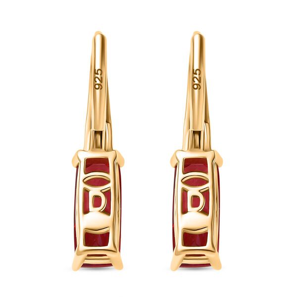 D'Joy Labor Padparadscha Saphir und Zirkon Ohrringe - 5,43 ct. image number 5