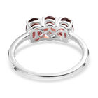 Roter Granat-Ring, 925 Silber  ca. 1,66 ct image number 5