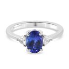 RHAPSODY - AAAA Tansanit und Diamant-Ring, 950 Platin  ca. 1,55 ct image number 0