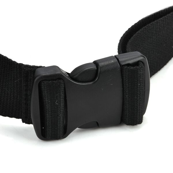 Nylon Crossbody Tasche in Schwarz mit praktischen Fächern, 19x12x6cm image number 6