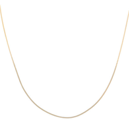 Italienische Figaro-Halskette, ca. 50 cm, 375 Gelbgold image number 0