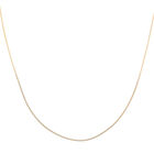 Italienische Figaro-Halskette, ca. 50 cm, 375 Gelbgold