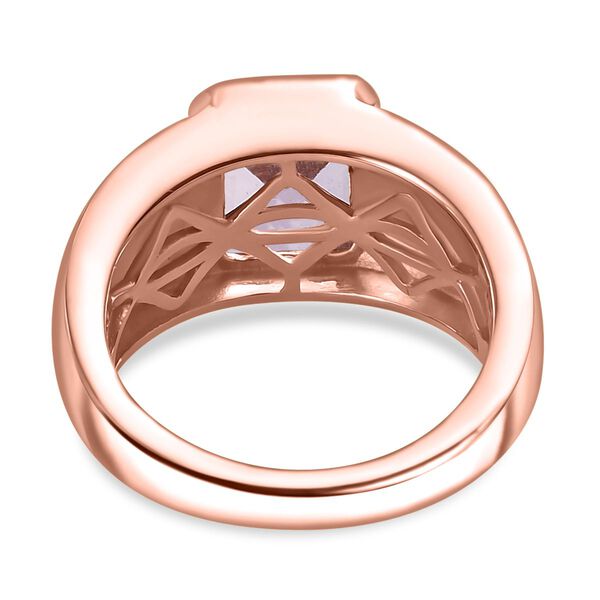Rosa Amethyst Ring 925 Silber Ros&eacute;gold Vermeil (Gr&ouml;&szlig;e 21.00) ca. 2,31 ct image number 5