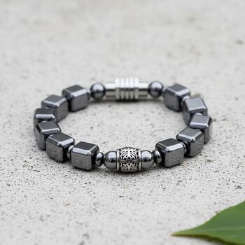 Terahertz Armband ca. 19 cm Reiner Edelstahl ca. 130,00 ct.