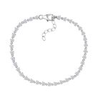 Moissanit Armband ca. 19 cm + 2.5 cm 925 Silber rhodiniert ca. 3.68 ct