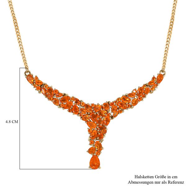 Salamanca Feueropal-Halskette, 45 cm - 4,95 ct. image number 7