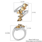 Citrin-Ring, (Größe 16.00) Edelstahl, ca. 3,06 ct image number 6