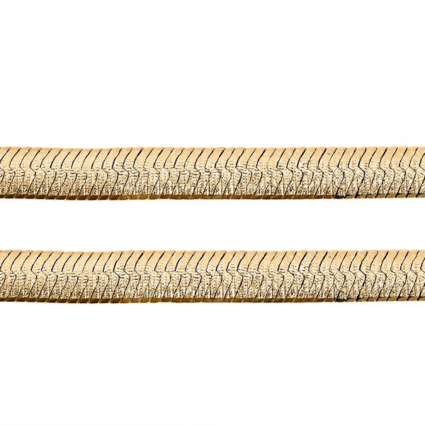 Italienische, flache Fischgr&auml;tenkette, 45 cm - 20,47g image number 1