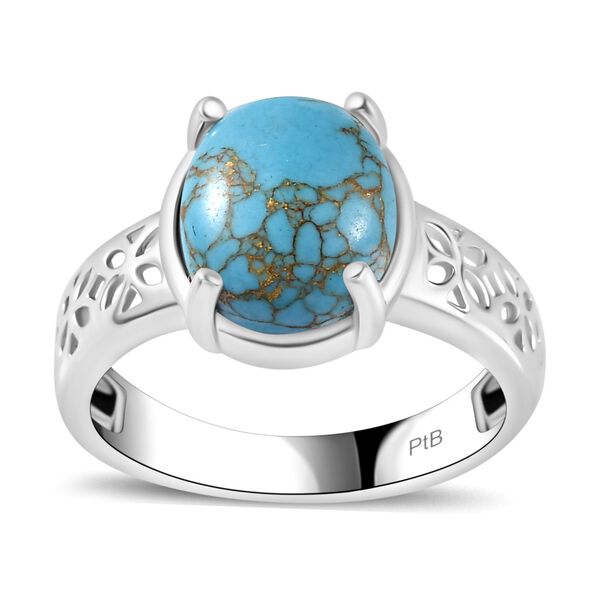 2er-Set - Blaue T&uuml;rkis-Ringe - 14 ct. image number 5