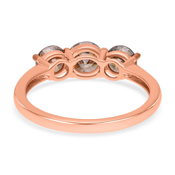 SGL zertifizierter I1-I2 natürlicher Champagner-Diamant-Ring - 1 ct. image number 5