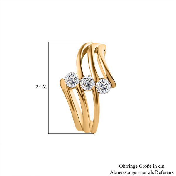 EF Moissanit Ohrringe - 0,60 ct. image number 5