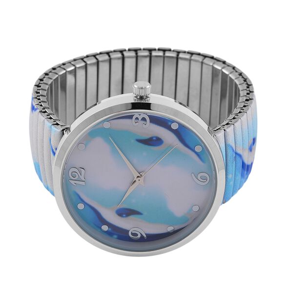 STRADA Damenuhr - Delfin-Design, Japanisches Uhrwerk, Wasserresistent image number 4