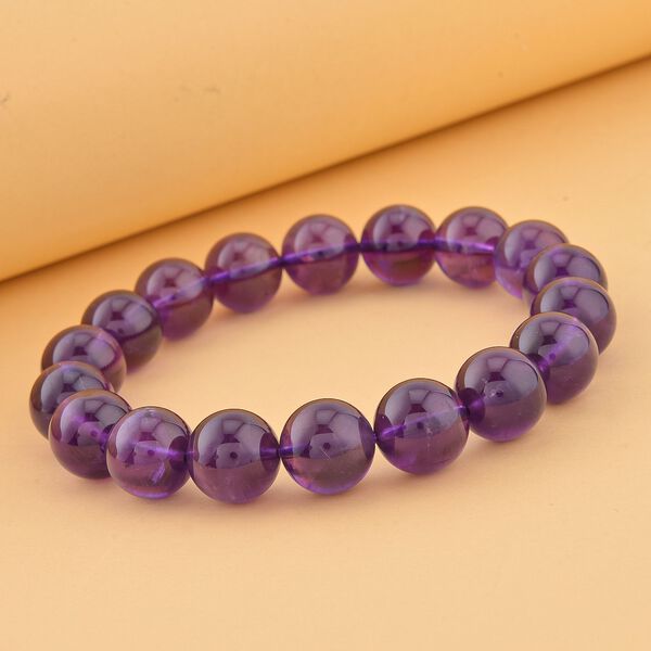 AAA flexibles, afrikanisches Amethyst-Armband - 209 ct. image number 2