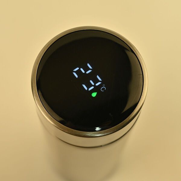 Smart LED Vakuumisolierbecher, 500ml, Silber image number 2