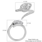 Diamant Ring 925 Silber Platin-Überzug image number 5