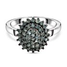 Alexandrit-Ring, 925 Silber platiniert  ca. 0,81 ct image number 0