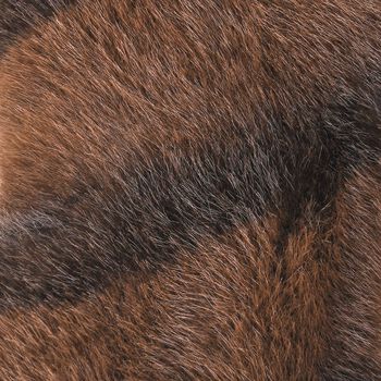 Flauschige F&auml;ustlinge mit Kunstfell und Strickb&uuml;ndchen, Einheitsgr&ouml;&szlig;e, Dunkelbraun