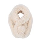 Superweiche Kunstfell-Schal, Größe 13x65cm, Weiß