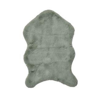 Luxury Edition: Supersoft Kunstfell Teppich, 160x230 cm, 1200 GSM, Blaugrün