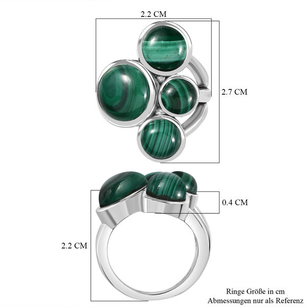 Malachit Ring - 12,36 ct. image number 6