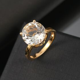 D’Joy AA Prasiolith und Zirkon Ring - 6,18 ct.