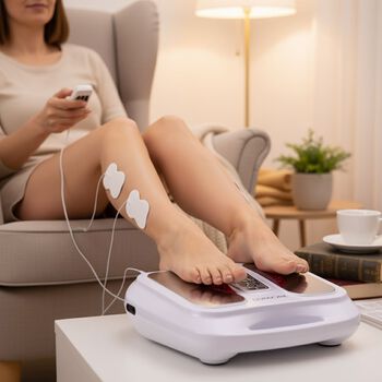 SOULSMART EMS Heiz-Fu&szlig;massageger&auml;t mit TENS Technologie, 45x39x16cm