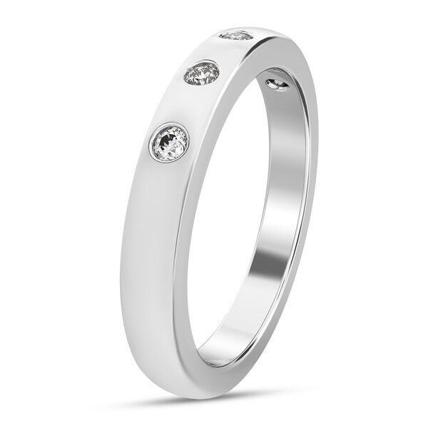 RHAPSODY Diamant zertifiziert VS2 E-F Band Ring 950 Platin image number 5