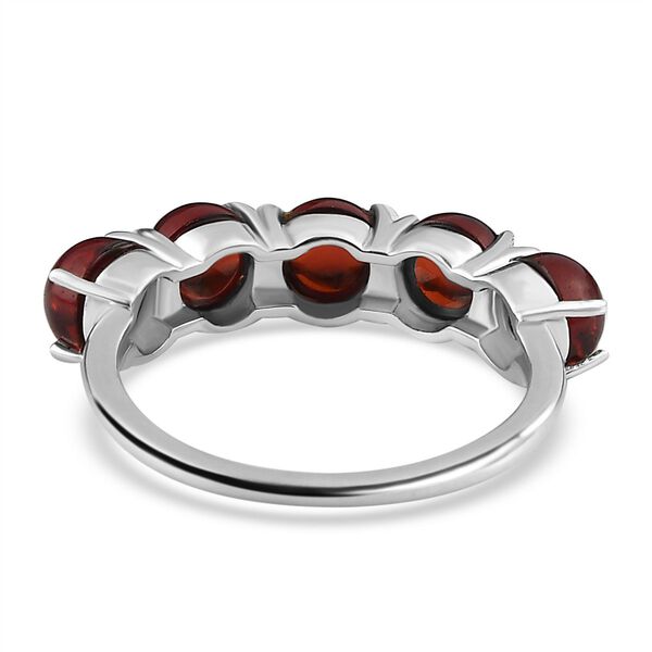 Roter Granat Ring, 925 Silber (Gr&ouml;&szlig;e 19.00) ca. 4.07 ct image number 6